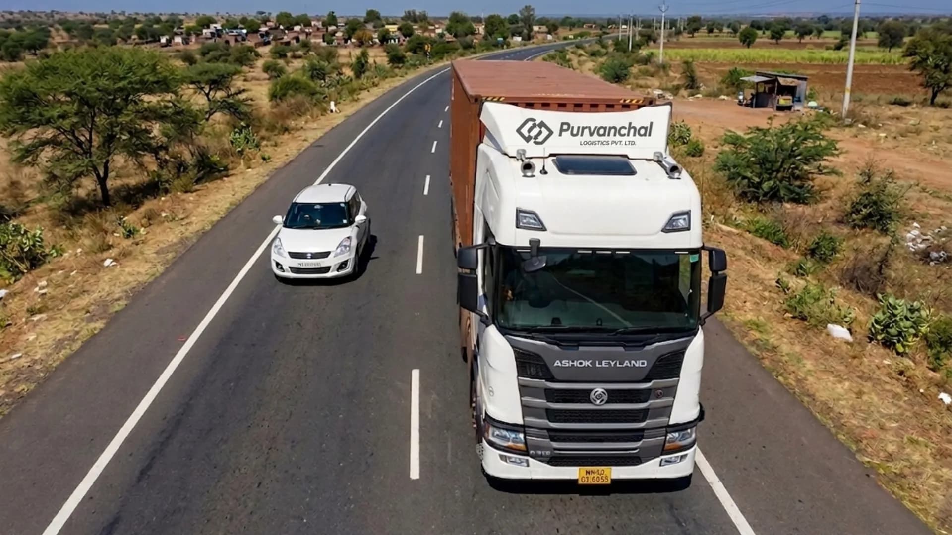 Purvanchal Logistics fleet β pan-India highway operations